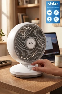 SF-7701 Sessiz Mini Vantilatör Aroma Terapi Koku Yuvalı Otomatik Salınımlı Masaüstü Fan